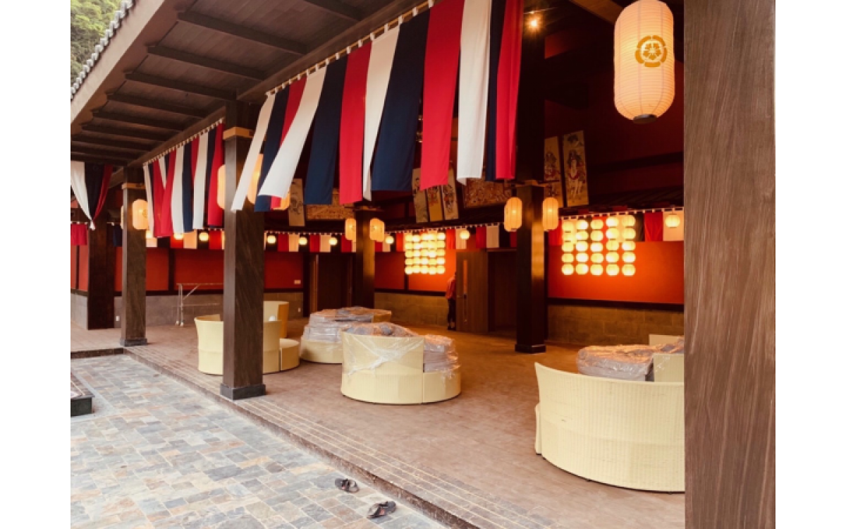 Dự &aacute;n khu nghỉ dưỡng tắm kho&aacute;ng n&oacute;ng Quang Hanh Onsen
